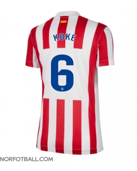 Billige Fotballdrakt Atletico Madrid Koke #6 Replika Hjemmedrakt Dame 2025-26 Kortermet Billige Fotballdrakt Atletico Madrid Koke #6 Replika Hjemmedrakt Dame 2025-26 Kortermet